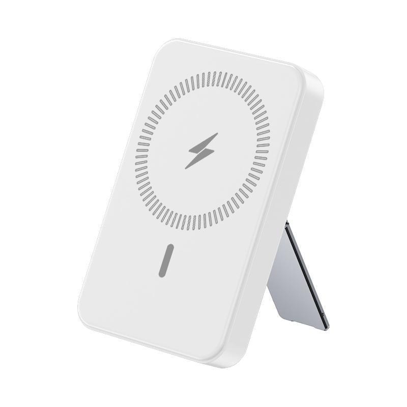 VIL Magnetic Wireless Portable Charger with Stand Foldable Power Bank 10000Mah 22.5W PD Fast Charging LED Display for Iphone 17/16/15/14 Series Compact Black USB Type-C Cable Smartphone Chargeable