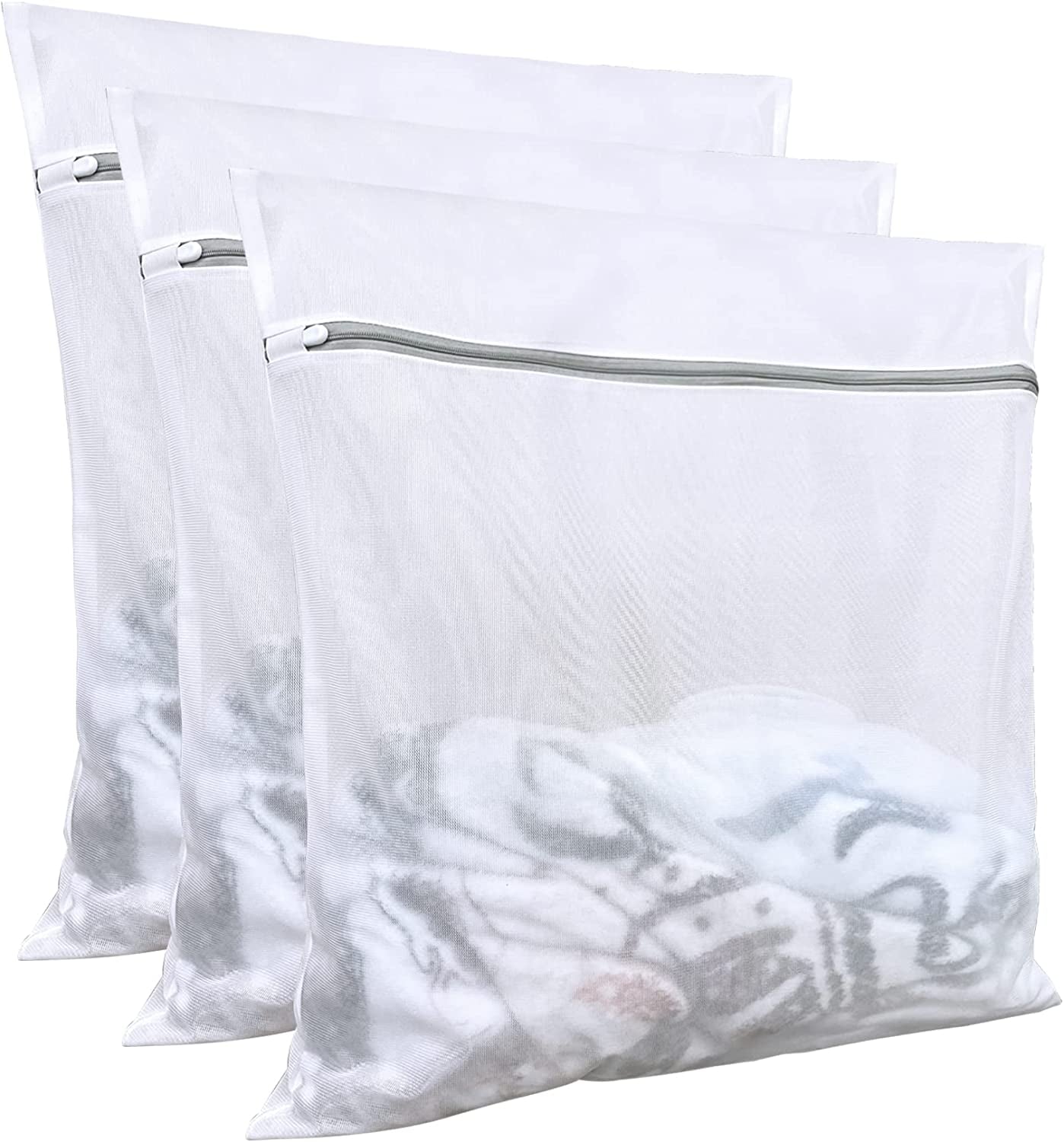 Lingerie Bags for Washing Delicates,Small Fine Mesh Laundry Bags,3Pcs(1 Large,1 Medium,1 Small)