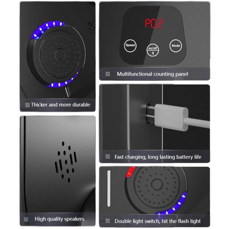 Smart Music Boxing Machine for Home Exercise, LED Boxing Machine with 9 Training Modes, Can Play Bluetooth Music