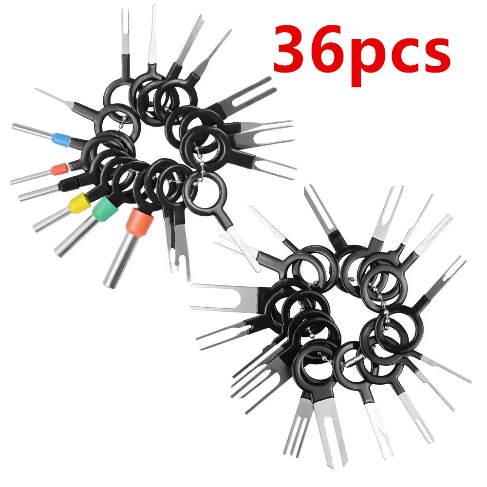 Car Terminal Remover Tool Wire Plug Connector Extractor Puller Release Pin Extractor Kit Withdrawal