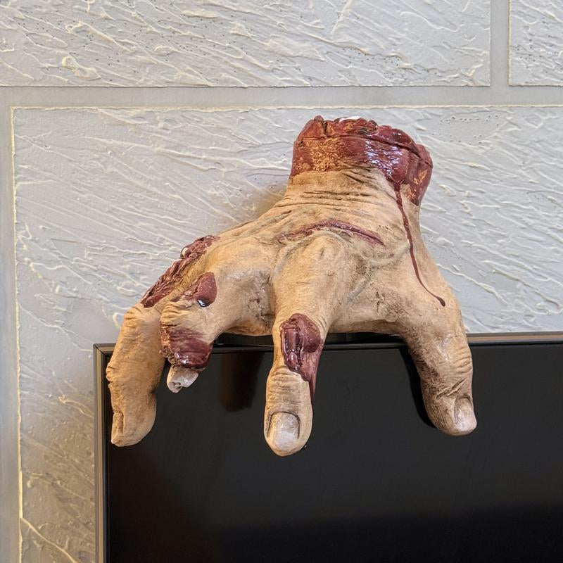 Self-Walking and Sounding Hands Halloween Wednesday Addams Family Thing Hand Props Scary Family Decorations Cosplay Hand by Addams Family Scary Decoration Gift Accessories for Decor
