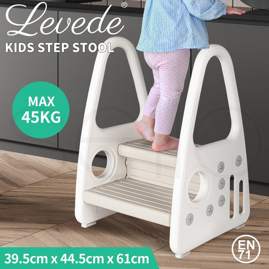 Levede Toddler Step Stool Ladder Tower Standing Kids Toilet Training Potty Chair