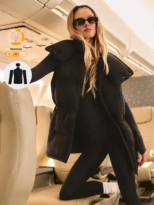 GLOWMODE Polarplay Soft Warm Chill Water-Repellent Lightweight Adjustable Cuffs Waist Detachable Sleeves Collar Puffer Jacket Vest Autumn Winter Outdoor Daily Casual Tiktokshopblackfriday