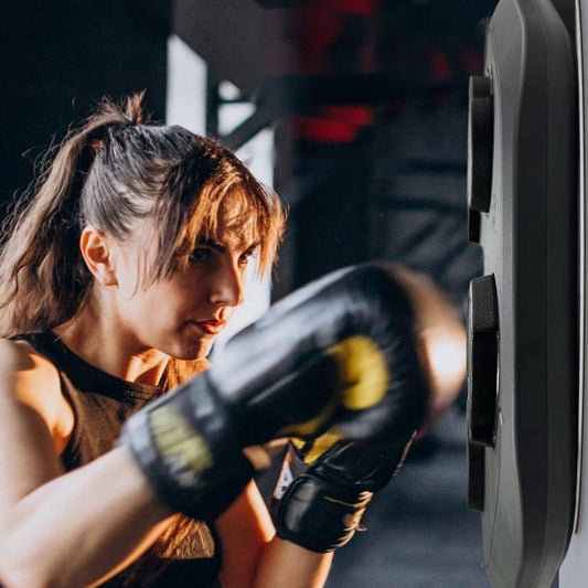 Smart Music Boxing Machine for Home Exercise, LED Boxing Machine with 9 Training Modes, Can Play Bluetooth Music