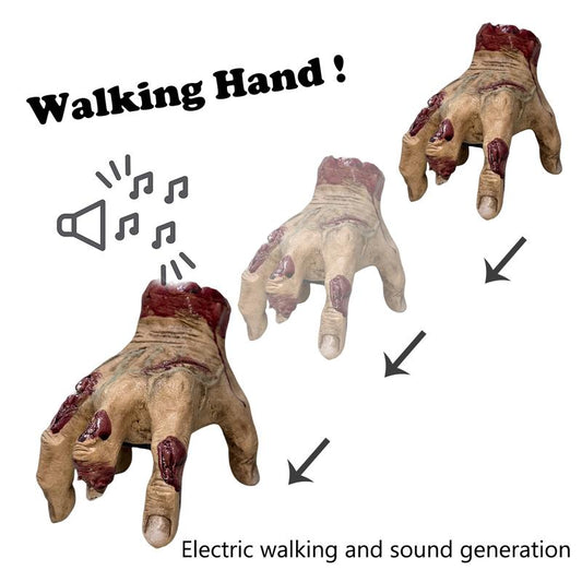 Self-Walking and Sounding Hands Halloween Wednesday Addams Family Thing Hand Props Scary Family Decorations Cosplay Hand by Addams Family Scary Decoration Gift Accessories for Decor