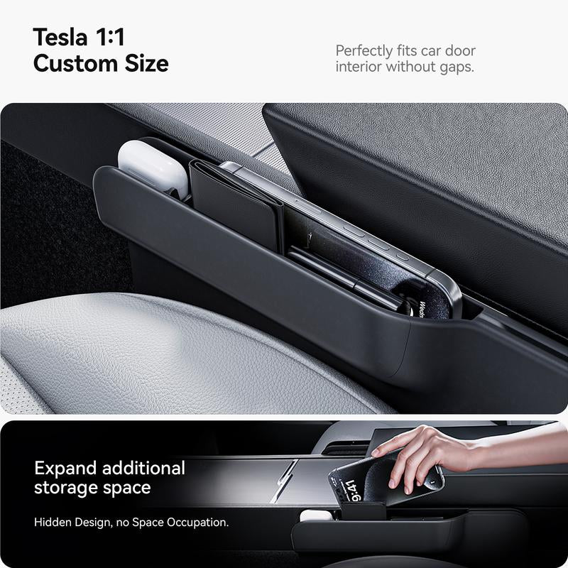 YONZEE 2-In-1 Car Steering Wheel Desk Tray & Car Seat Gap Filler Organizer – Foldable Carbon Fiber Look Table for Laptop, Eating, Writing – Universal Fit for Most Vehicles